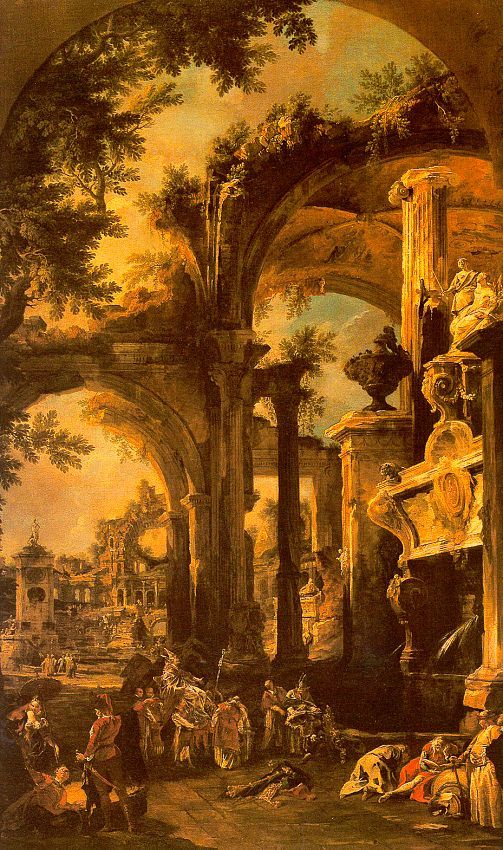 An Allegorical Painting of the Tomb of Lord Somers