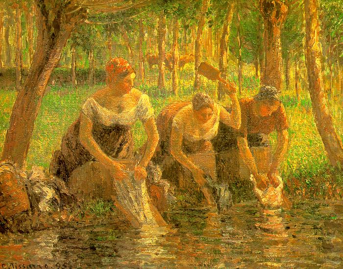 Washerwomen, Eragny-sur-Epte