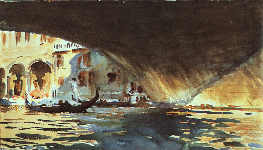 Under the Rialto Bridge