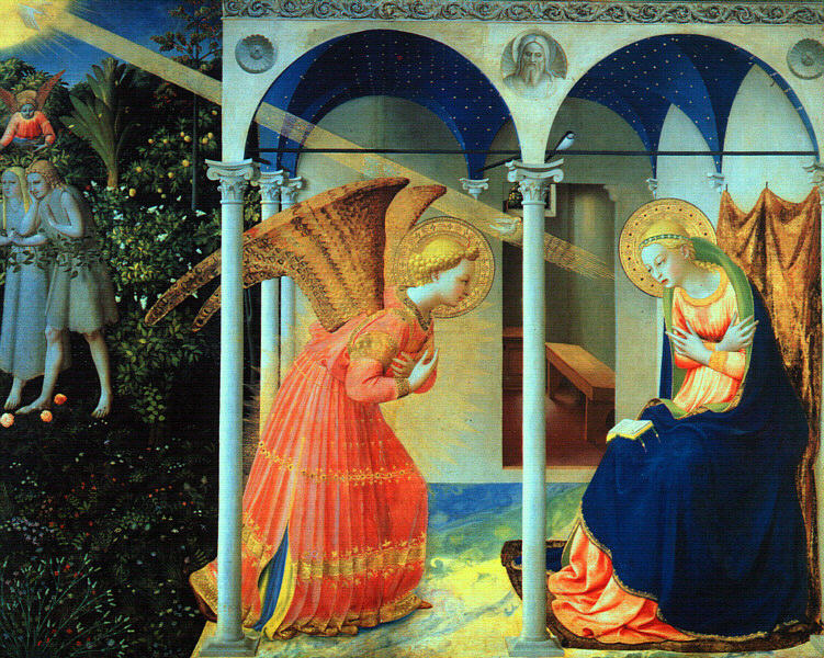 The Annunciation (detail)