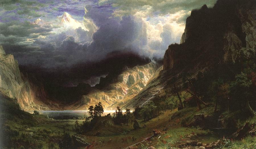 Storm in the Rocky Mountains, Mt. Rosalie