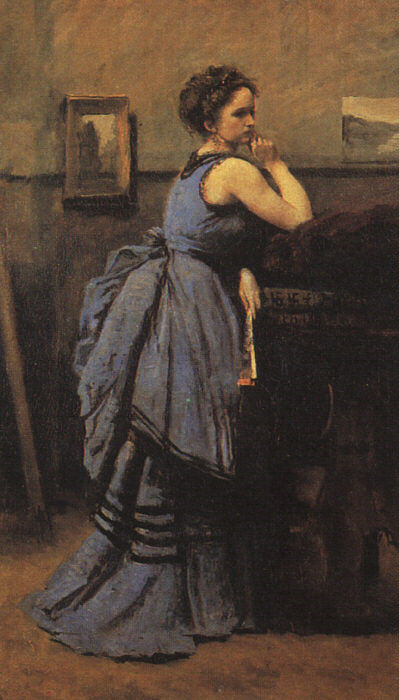 Woman in Blue