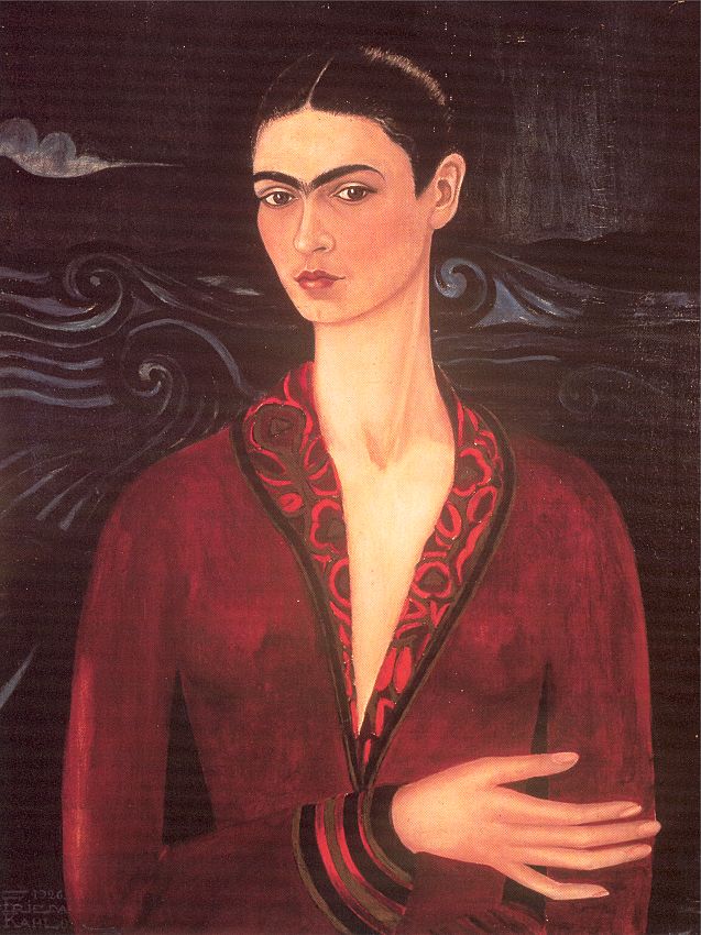 Self-Portrait in a Velvet Dress