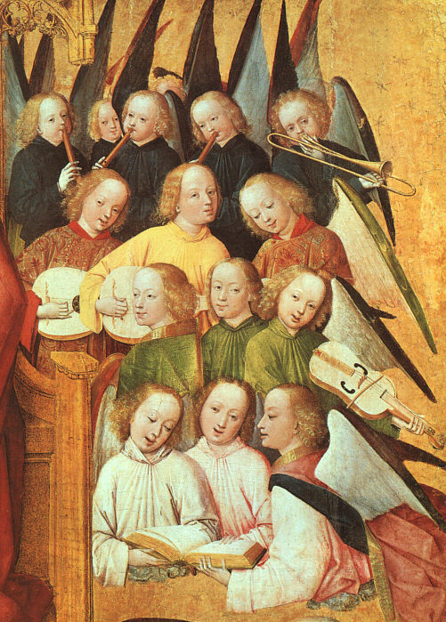 Coronation of the Virgin (detail)