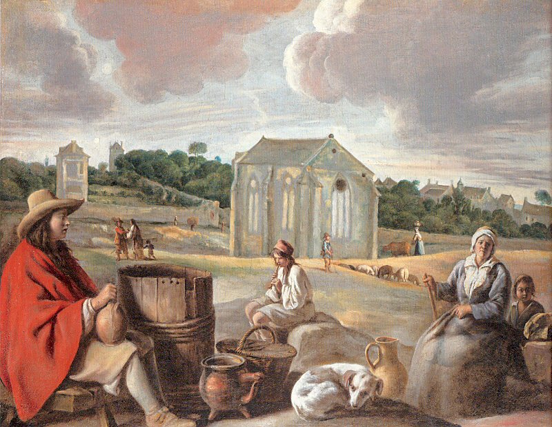 Peasants in a Landscape